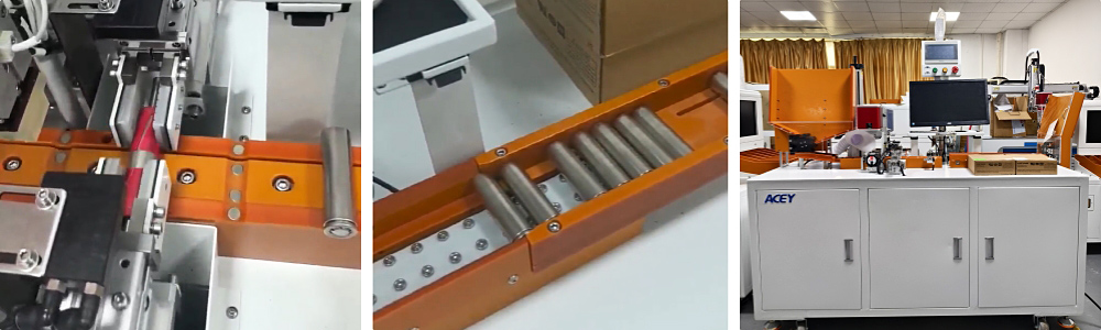 Cylindrical battery PVC film laser cutting and removal machine