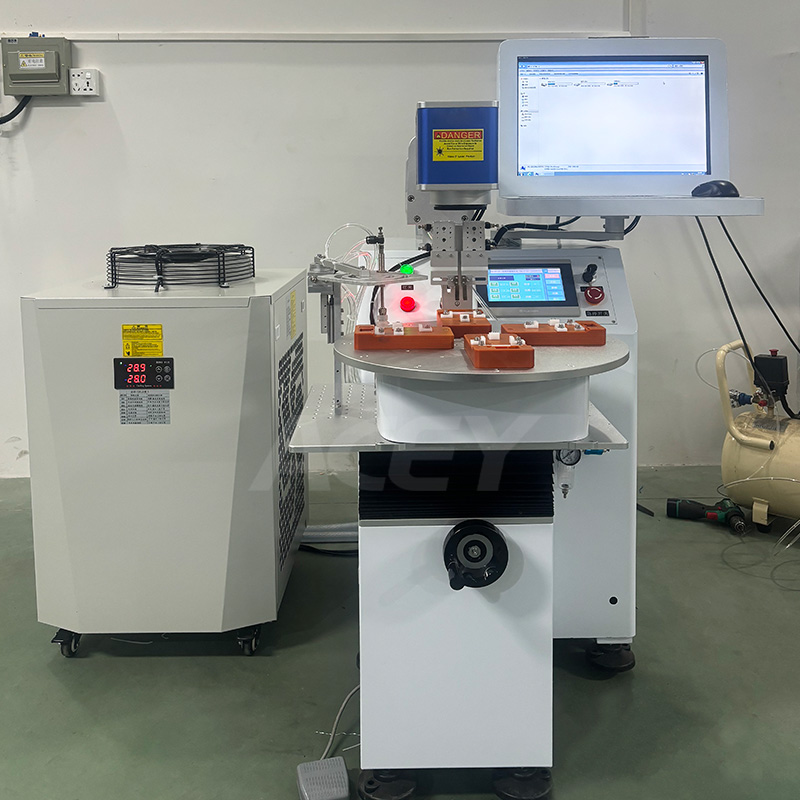 Mobile phone battery laser welding machine