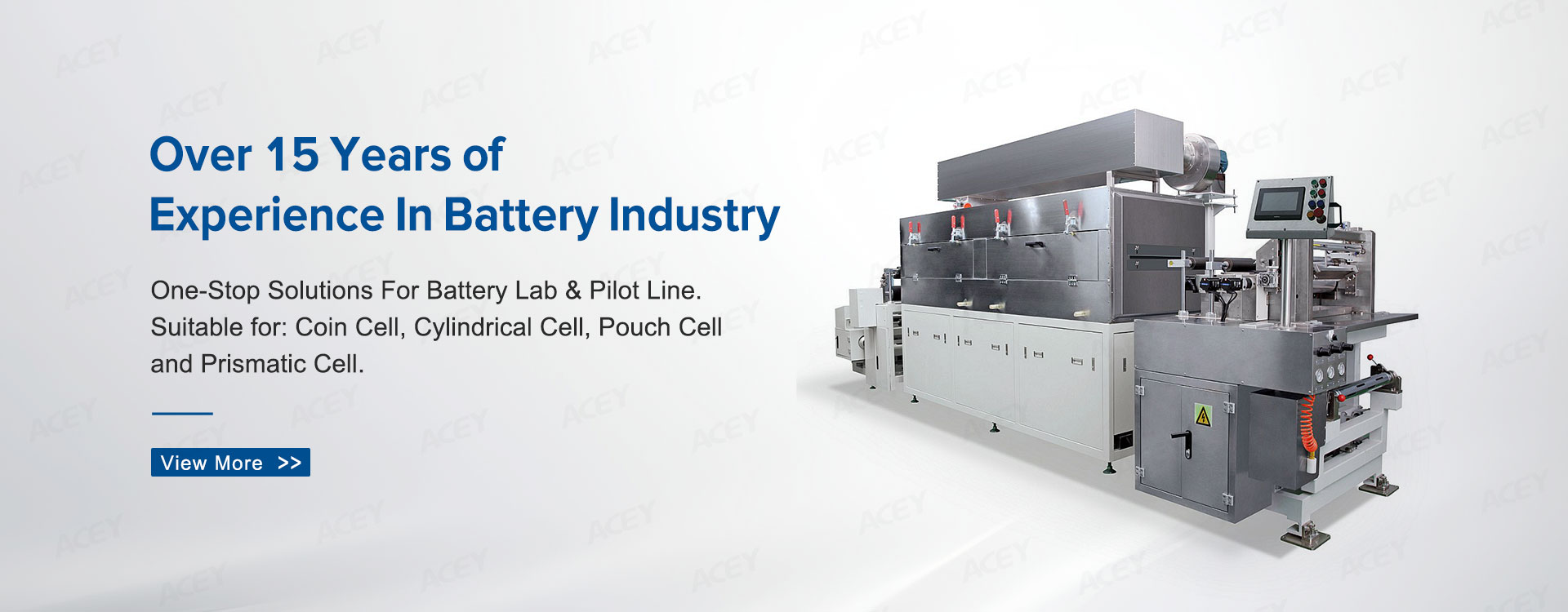 One-Stop Solution For Battery Lab & Production Line